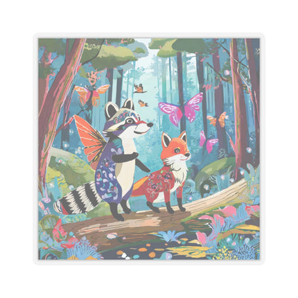 Whimsical Woodland Kiss-Cut Stickers (4 Sizes)