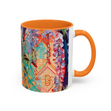 Golden Wisteria Symphony Colorful Mugs (11oz, 15oz)