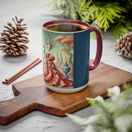 The Seahorse Court Colorful Mugs (11oz, 15oz)