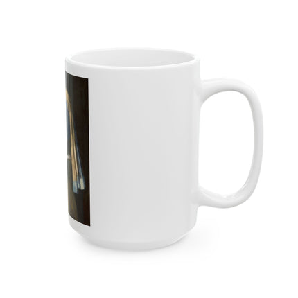 Girl with a Pearl Earring by Johannes Vermeer Ceramic Mug (11oz, 15oz)