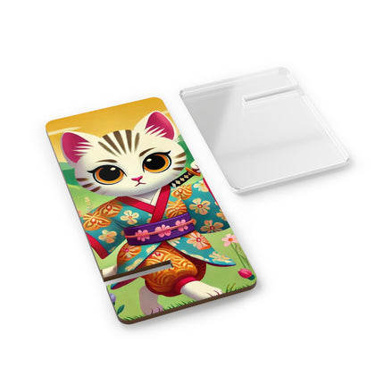 Samurai Kitten Mobile Display Stand for Smartphones