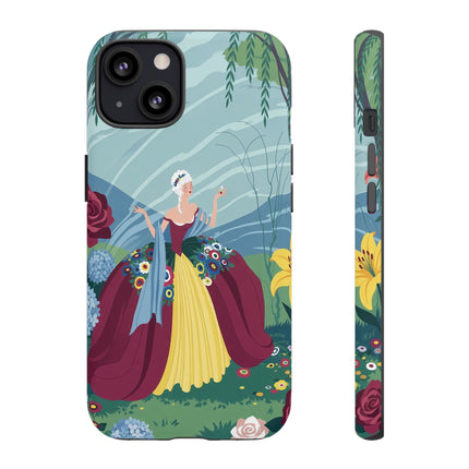 🌹🌿 The Willow Garden Promenade Phone Case – Art Deco Floral Elegance
