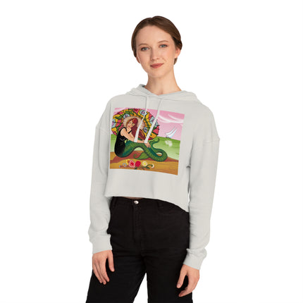 Siren Serenade Women’s Cropped Hooded Sweatshirt