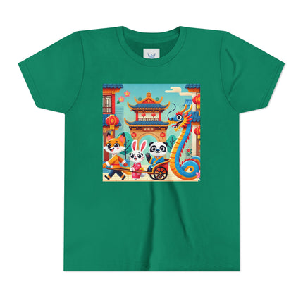 Lantern Street Dragon Parade Youth Short Sleeve Tee
