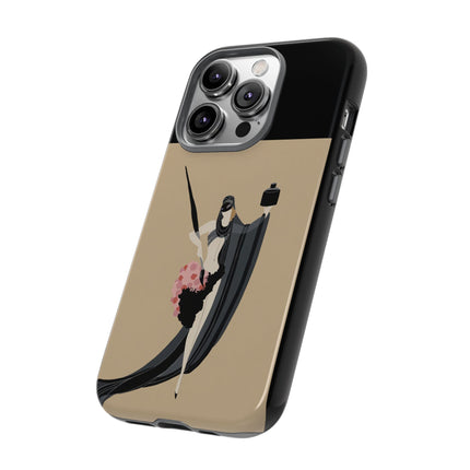 Dancer with Ink & Blossoms Phone Case – Elegant Grace & Artistic Poise