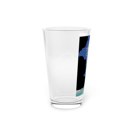 Butterfly Enchantress Pint Glass – Ethereal Art Deco Magic & Transformation