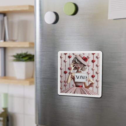 Fashionably Yours, XOXO Die-Cut Magnets (5 Sizes)