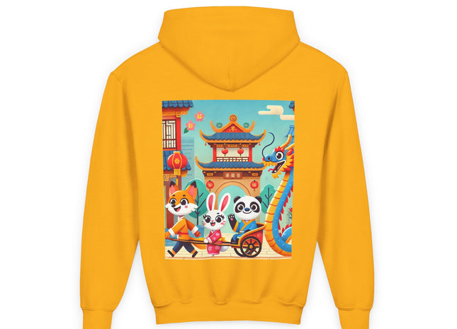 Lantern Street Dragon Parade Youth Heavy Blend Hooded Sweatshirt