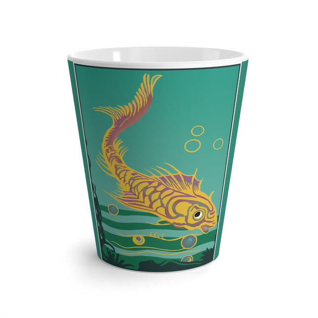 Golden Serenity Latte Mug