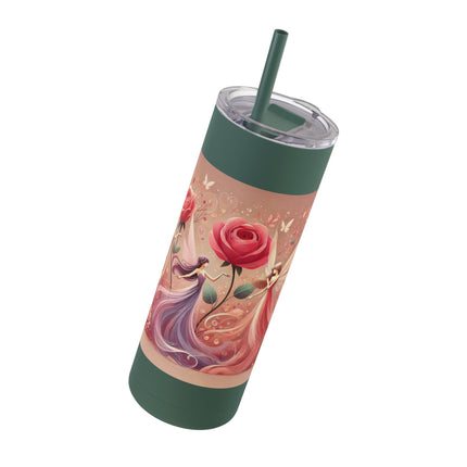 Whimsical Fairies Skinny Matte Tumbler, 20oz