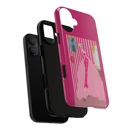 Lady in Pink Phone Case – Graceful Sophistication