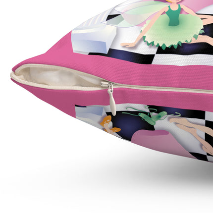 Graceful Enchantment Spun Polyester Square Pillow