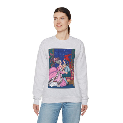 The Jealous Parrot by George Barbier Heavy Blend™ Crewneck Sweatshirt