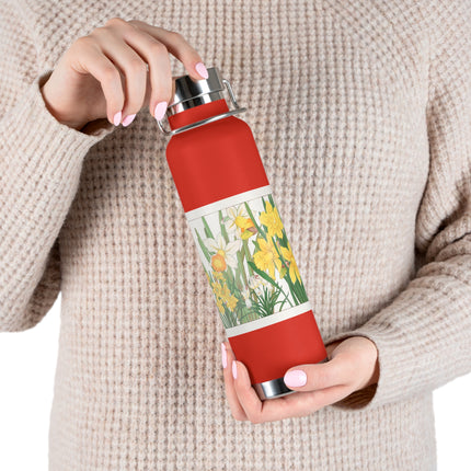 Daffodil by Tanigami Kônan Copper Vacuum Insulated Bottle, 22oz