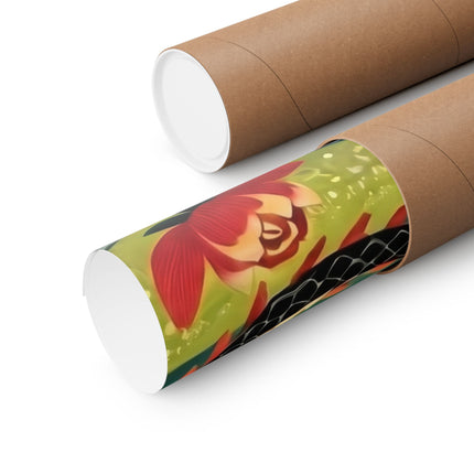 🐉🧚 The Dragon Fairy's Stride Matte Vertical Poster – Strength, Grace & Stormbound Magic