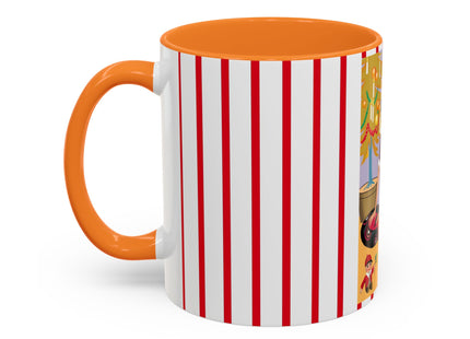 Art Deco Christmas Colorful Mugs (11oz, 15oz)