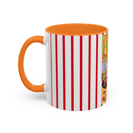 Art Deco Christmas Colorful Mugs (11oz, 15oz)