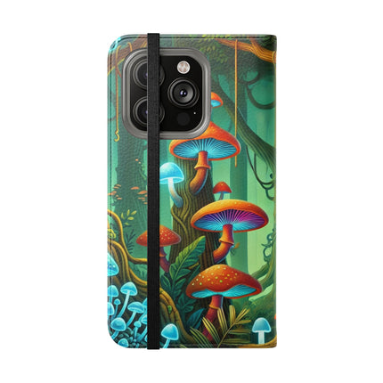 🐅🌿 Silent Stripes Flip Case – Stealth, Grace & Enchanted Forest