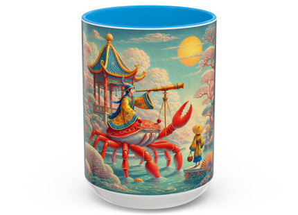 The Celestial Crab Navigator Colorful Mugs (11oz, 15oz)