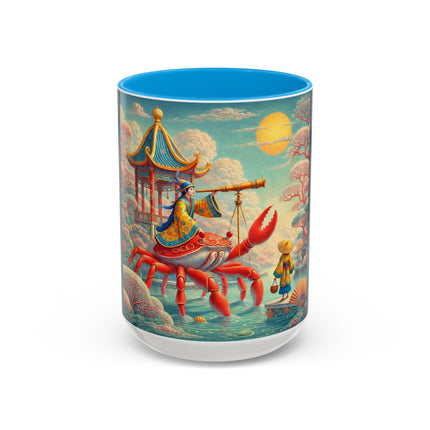 The Celestial Crab Navigator Colorful Mugs (11oz, 15oz)