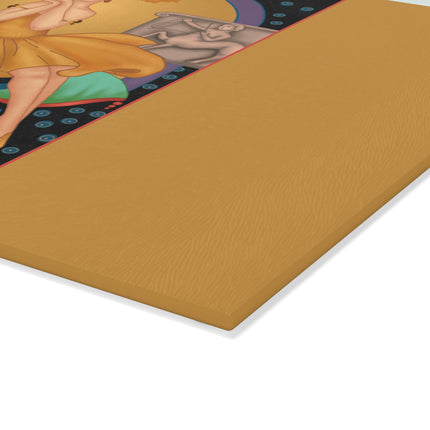 November & Topaz Zodiac Glass Cutting Board