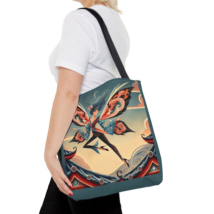 The Dragon Fairy of the Temple Tote Bag – Mythic Grace & Ancient Power