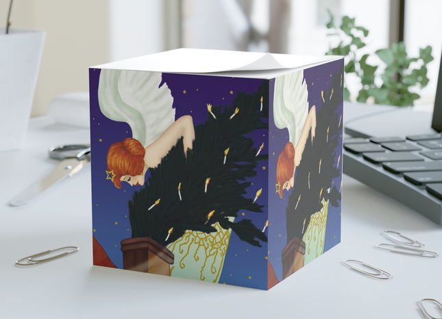 The Christmas Angel Note Cube