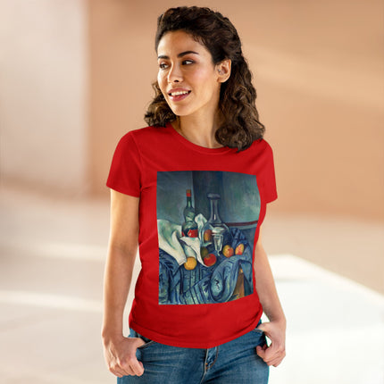 The Peppermint Bottle by Paul Cézanne Women's Midweight Cotton Tee