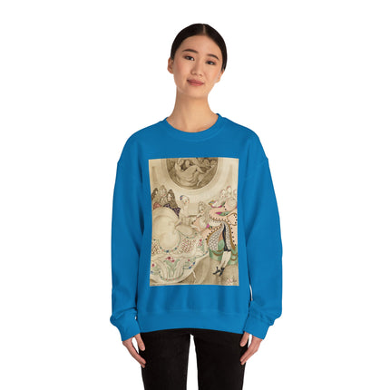 Sur talons rouges (On Red Heels) pl 01 by Gerda Wegener Heavy Blend™ Crewneck Sweatshirt