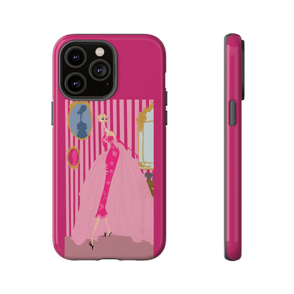 Lady in Pink Phone Case – Graceful Sophistication
