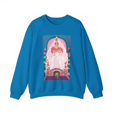August & Peridot (from the Gem Series) by Sofia Chiostri Unisex Heavy Blend™ Crewneck Sweatshirt