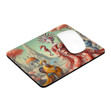 The Seahorse Court Mouse Pad