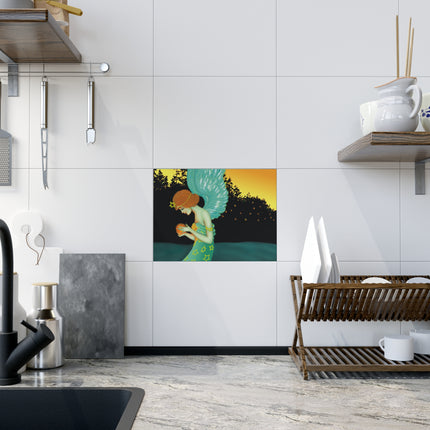 Twilight Angel Ceramic Tile