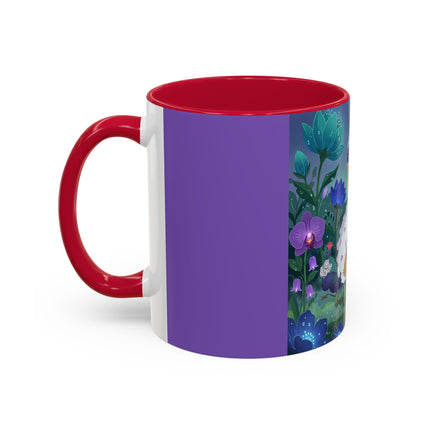 The Ladies Of The Moonlit Garden Colorful Mugs – Art Deco Floral Elegance