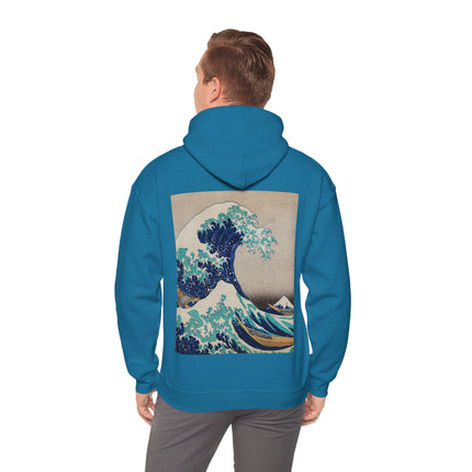 The Great Wave off Kanagawa by Katsushika Hokusai Heavy Blend™ Hooded Sweatshirt