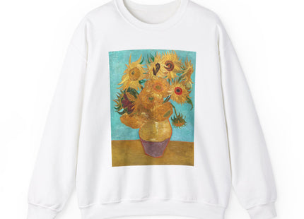 Vase with Twelve Sunflowers by Vincent Van Gogh Heavy Blend™ Crewneck Sweatshirt