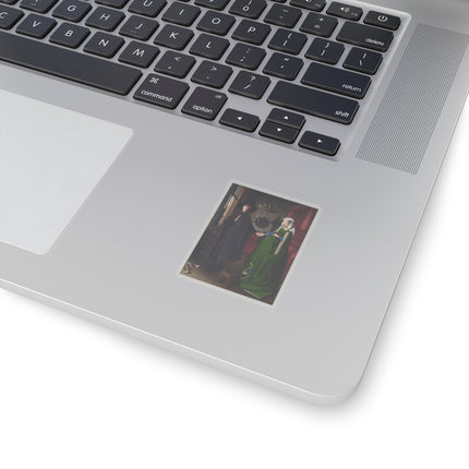 Arnolfini Portrait by Jan Van Eyck Kiss-Cut Stickers (4 Sizes)