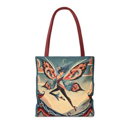 The Dragon Fairy of the Temple Tote Bag – Mythic Grace & Ancient Power