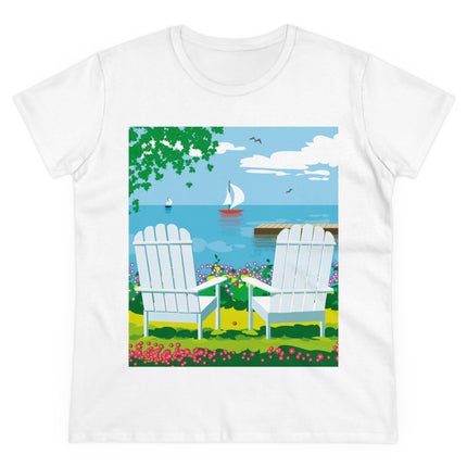 Tranquil Retreat Women's Midweight Cotton Tee