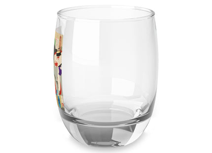 Looking Observant; The Appearance of a Kyoto Waitress of the Meiji Era by Tsukioka Yoshitoshi Whiskey Glass