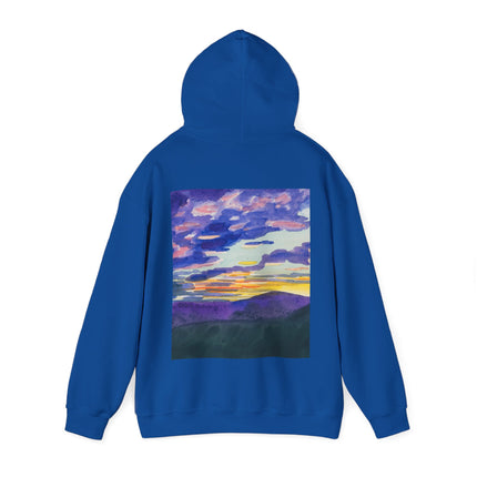 Naturstudie XII by Karl Wiener Heavy Blend™ Hooded Sweatshirt