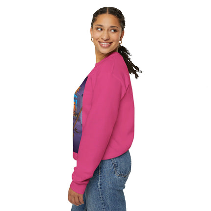 Whimsical Halloween Mischief Unisex Heavy Blend™ Crewneck Sweatshirt