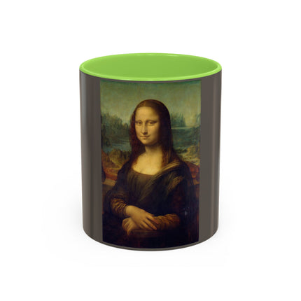 Mona Lisa by Leonardo da Vinci Colorful Mugs (11oz, 15oz)