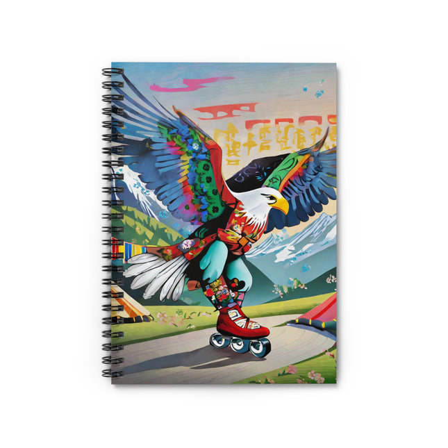 Eagle Skater Spiral Notebook - Ruled Line
