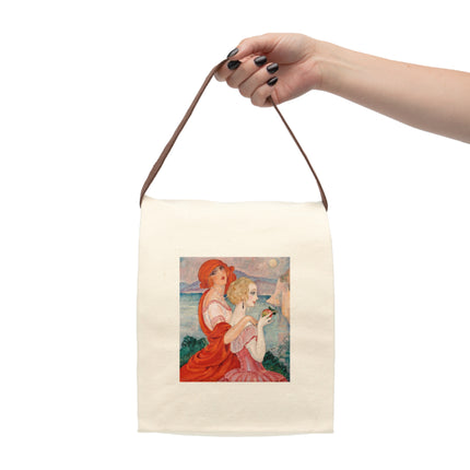 Sur la Route d'Anacapri by Gerda Wegener Canvas Lunch Bag With Strap