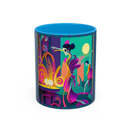Dance of the Skeleton Ballerinas Colorful Mugs (11oz, 15oz)