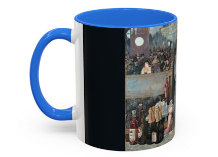 A Bar at the Folies-Bergère by Edouard Manet Colorful Mugs (11oz, 15oz)