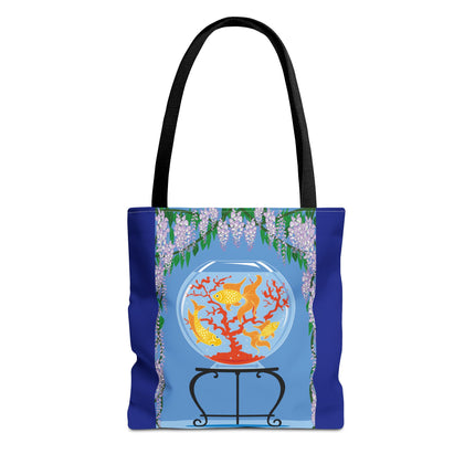 Aquatic Symphony Tote Bag (AOP)