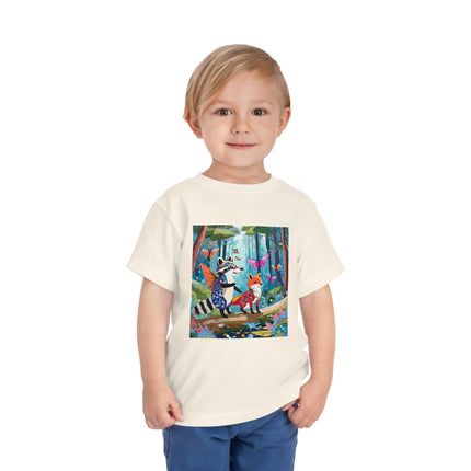 Whimsical Woodland Toddler Short Sleeve Tee
