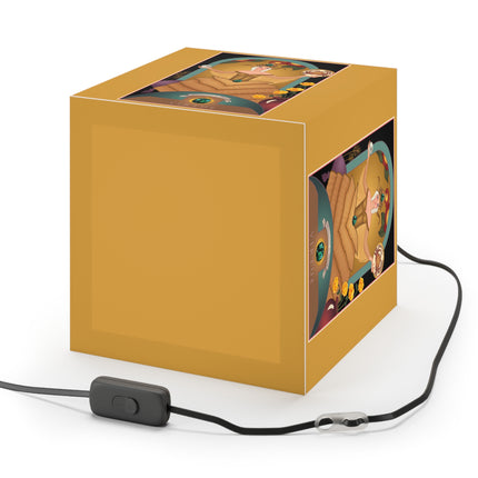 June & Pearl, Alexandrite Zodiac Light Cube Lamp